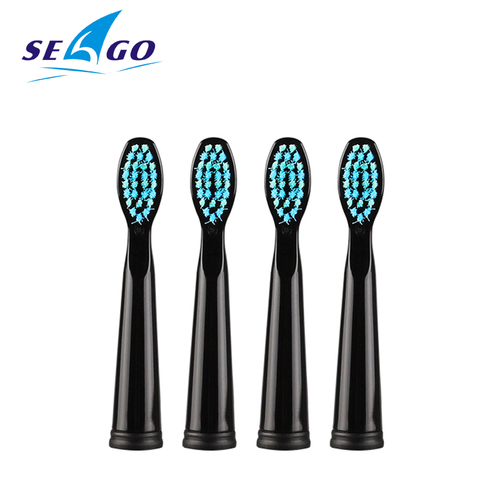 SEAGO  Electric Replacement Brush Heads Sonic Toothbrush Hygiene Care 899 Set (4 heads) for SG910 SG507 SG958 SG515 SG949 ► Photo 1/6