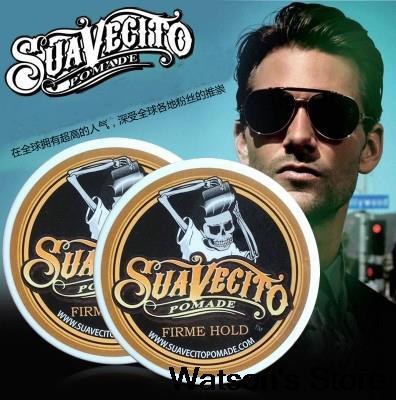 SUAVECITO Hair Pomade Strong style restoring Pomade Hair wax skeleton cream slicked  oil mud keep hair men oil not original ► Photo 1/3