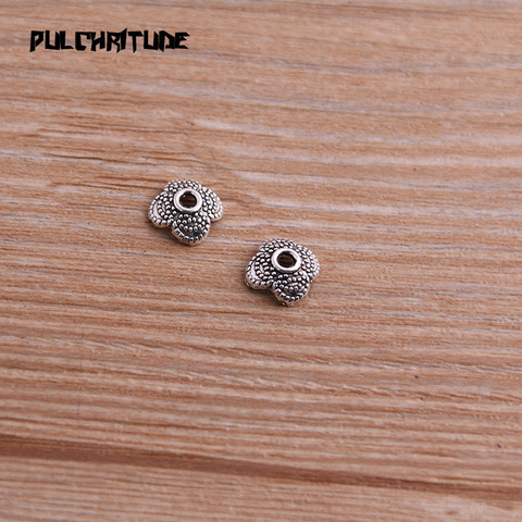  60pcs 3*8*8mm New Product Two Color Receptacle Flower DIY Spaced Jewelry Accessories Charms For Jewelry Making ► Photo 1/5