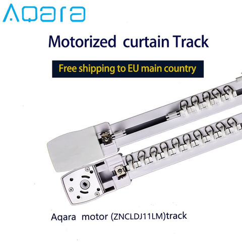 Free to EU country super silent Electric curtain Track for aqara /dooya /wifi  motor smart curtain rail for aqara smart home ► Photo 1/6