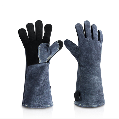 Barbecue Gloves High Temperature Resistant Aluminum Foil Gloves Microwave Oven Baking Heat Insulation Fireplace Outdoor Gloves ► Photo 1/6