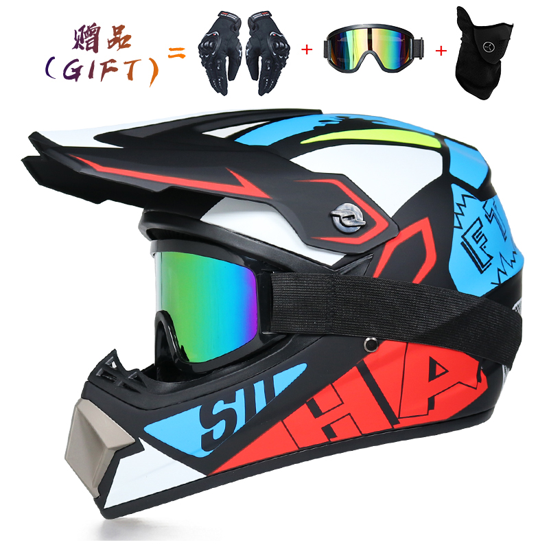 New off-road motorcycle helmet men and women motocross helmet full face  kask downhill casque moto cross enfant capacete - AliExpress