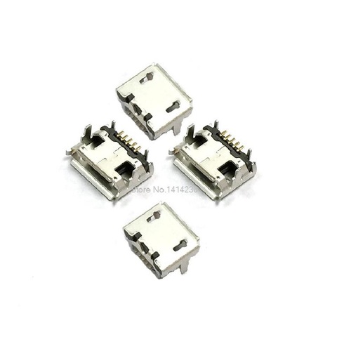 10Pcs Ox horn micro usb 5pin USB female socket ► Photo 1/2