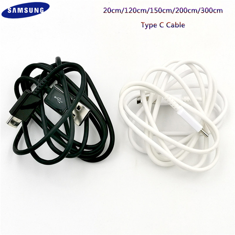Original 0.2/1.2/1.5/2/3M Type C Cable USB 3.1 Fast Charging Data Wire For Samsung Galaxy S20 Plus A30 A50 A70 S A31 A41 A51 A71 ► Photo 1/6