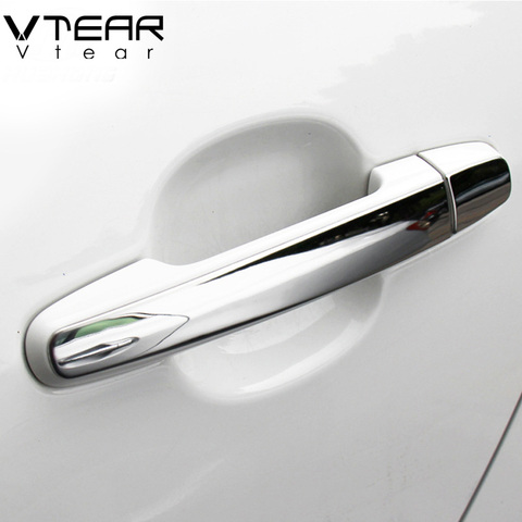 Vtear For Toyota Corolla door handle cover door pull paster trim stainless steel car-styling decoration products accessory 09-13 ► Photo 1/6