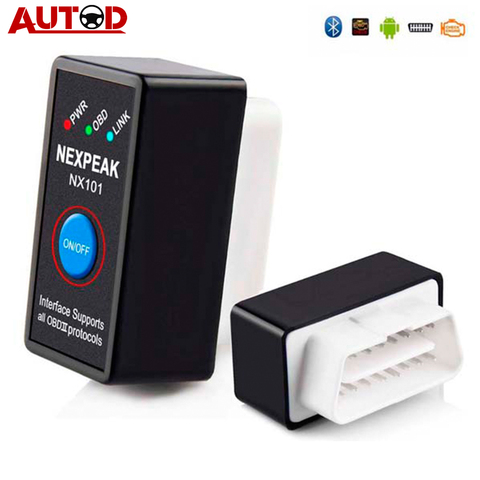 NEXPEAK NX101 Elm327 Bluetooth V1.5 Engine code reader Mini OBD2 Scanner  Car Diagnostic Tool OBD 2 Auto Scanner ► Photo 1/6