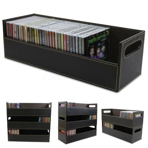 CD DVD Disk Drive Mobile Storage Box Case Rack Holder Stacking Tray Shelf Space Organizer Container Electronic Parts Pouch ► Photo 1/6