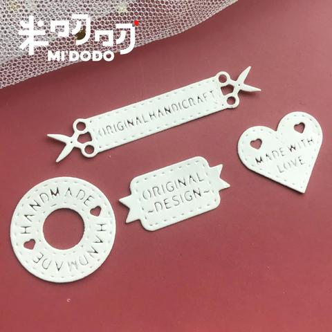 Handmade Mark Lable Metal Cutting Dies 2022 For Scrapbooking DIY Paper/photo Cards Midodo New Design Dies ► Photo 1/6