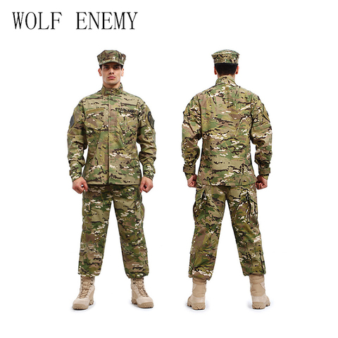 New US Army Navy BDU CP Multicam Camouflage Suit Military Uniform Tactical Combat Airsoft Farda Only Jacket & Pants ► Photo 1/6