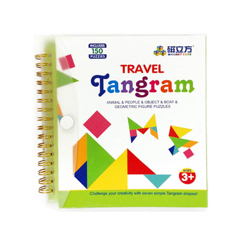 150/176/360 Jigsaw Puzzle Magnetic Travel Tangram Educational Kids Toy 