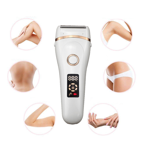 Electric Razor Epilator For Women Rechargeable Body Hair Remover For Face Arms Legs & Back Bikini Trimmer Painless Low Noise ► Photo 1/6