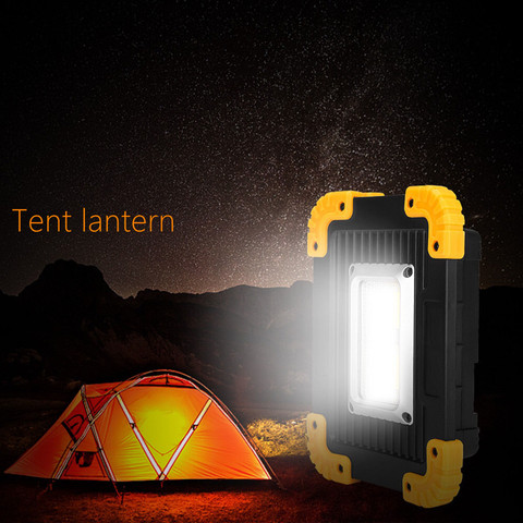 40W Led Portable Spotlight COB Led Work Light USB Rechargeable Outdoor Torch For Hunting Camping Tent lantern Flashlight ► Photo 1/6