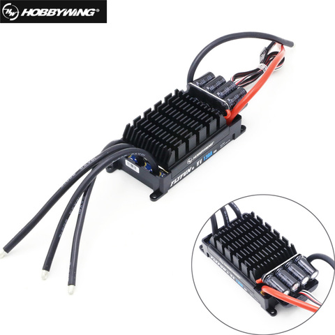Hobbywing FlyFun V5 80A 60A 110A 120A 130A 160A Speed Controller Brushless ESC 3-6S Lipo with DEO Function for RC Quadcopter ► Photo 1/6