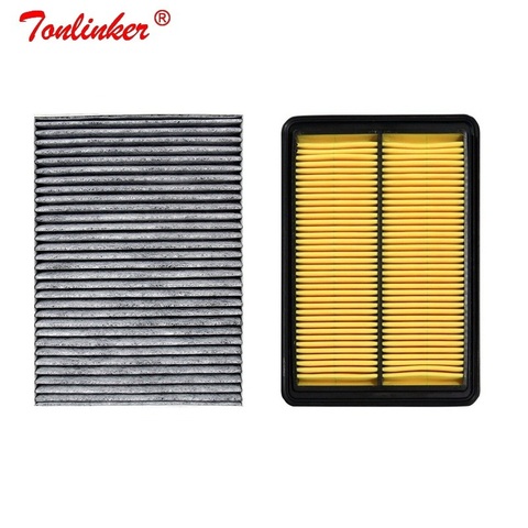 Car Air Filter+ Cabin Filter 2 Pcs Set For Nissan Qashqai J11 2013-2022 1.2L 1.6L 2.0L Model Filter OEM 165464BA1A 272774BA0A ► Photo 1/6