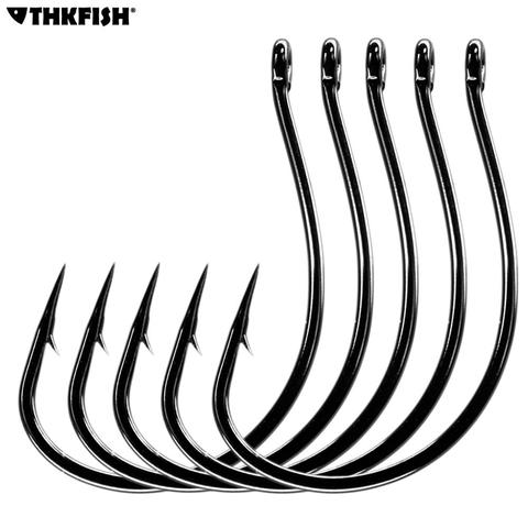 20pcs/bag Offset Worm Hook Wacky Rig Drop Shot Hook Crank Wide Gap Fishing Hook For Soft Worm  #3 #2 #1 #1/0 #2/0 ► Photo 1/6