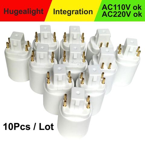 10pcs/lot G24 To E27 Socket Base g24q to e27 LED Light Bulb Lamp Adapter Converter Holder Lamp Base Converter New Arrival. ► Photo 1/6