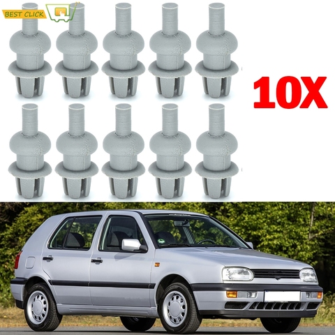 10pcs Car Parcel Shelf Clips For VW Jetta A2 GOLF 2 3 MK2 MK3 POLO 6N Trunk Boot Hook Cord String Hanger Holder 191867775A 01C ► Photo 1/6