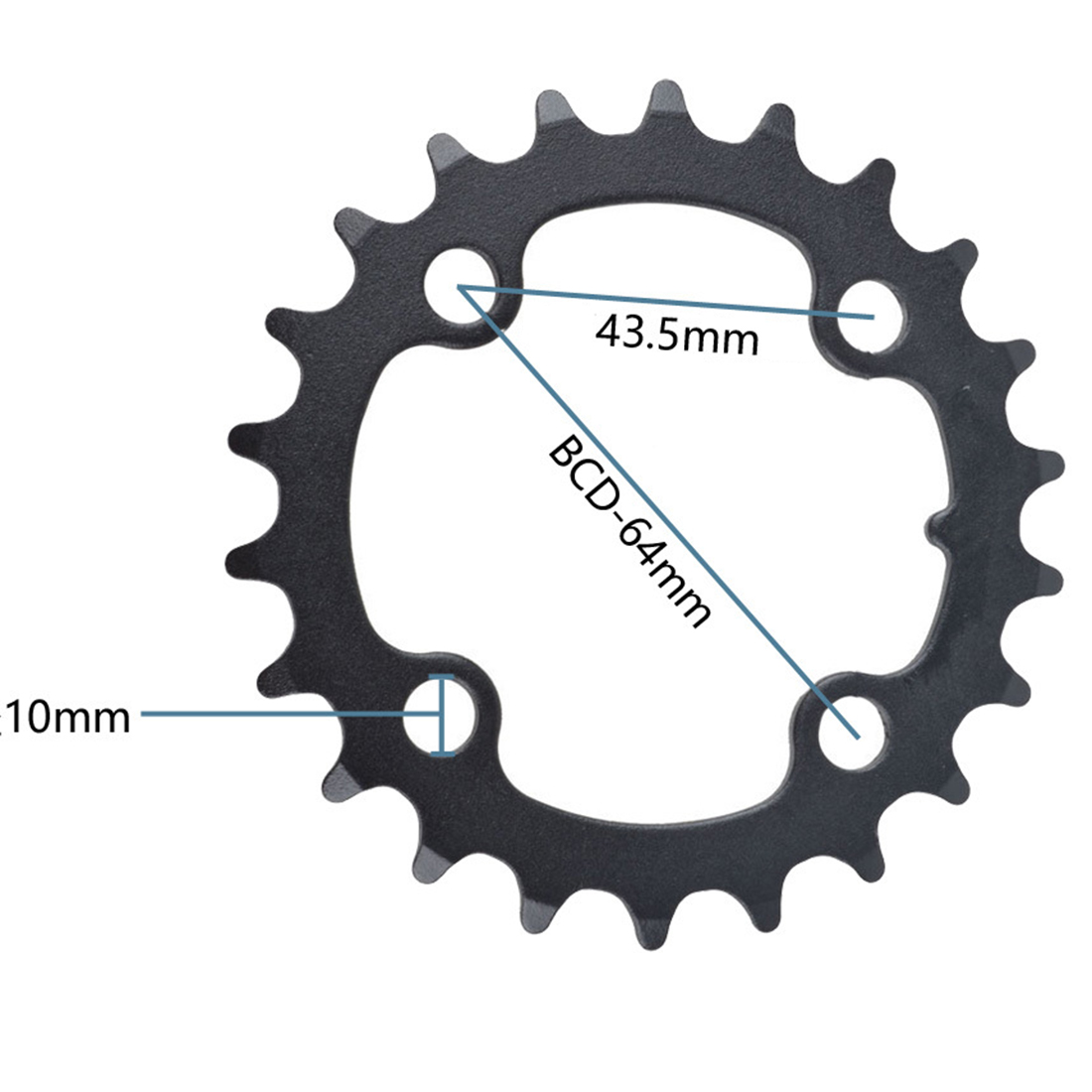 64BCD 22T Bike Chainring Repair Chain Ring Molybdenum Steel Magnetic Cycling Replace Parts ► Photo 1/4