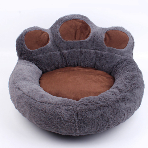 Pet Dog Cat Warm Bed Winter Dog Bed Lovely Pet Nest Cute Paw Kennel for Cat Puppy Soft Material Sofa Beds for Dogs Accessories ► Photo 1/6