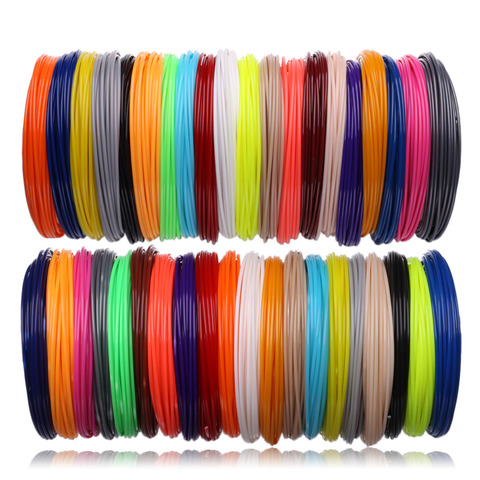 Rolls ABS PLA Plastic for 3d pen 50,100 meter 10,20 color filament 3d handle set 3 d refill kids birthday gifts ► Photo 1/5