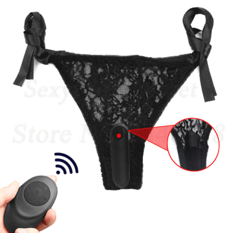 Sex Shop Remote Control Lace Panty Mini Vibrator Sex Toys For Women Strap on Underwear Clitoral Invisible Vibrating Bullet Eggs. ► Photo 1/6