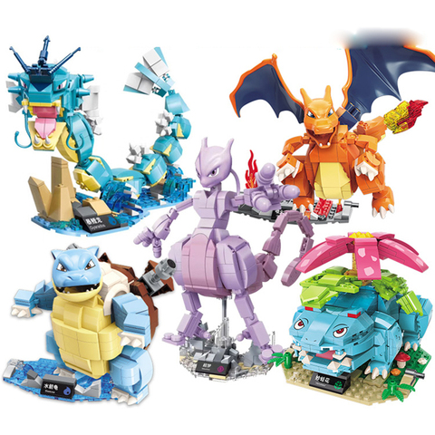 Creator Cartoon Anime Pokemon Pocket Monster Building Blocks Bricks Sets Classic Movie Dolls Model Kids Toys For Children Gift ► Photo 1/6