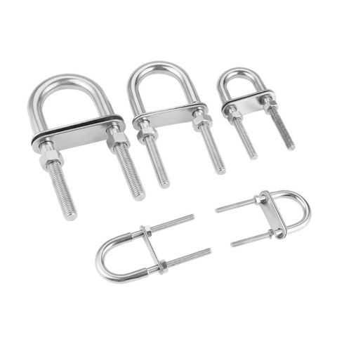 304 Stainless Steel Marine Rope Rigging Bow Stern Eye U-bolt Yacht Boat Hardware Wholesale Dropshipping ► Photo 1/6