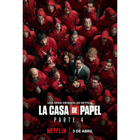 New Full square/round 5D DIY diamond painting La casa de papel TV Poster 3D diamond embroidery cross stitch mosaic Gift WG1999 ► Photo 1/6