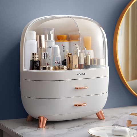 Large Capacity Cosmetic Storage Box Makeup Drawer Organizer Jewelry Nail Polish Makeup Container Desktop Storage Box ► Photo 1/6