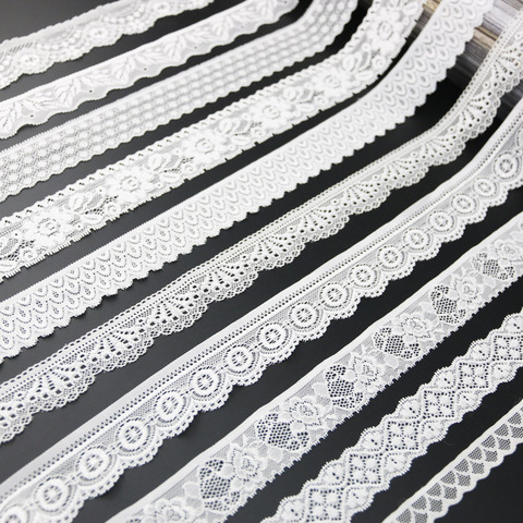 (5 meters/lot) white elastic lace Fabric underwear stretch laces Trim DIY Crafts Sewing ► Photo 1/6