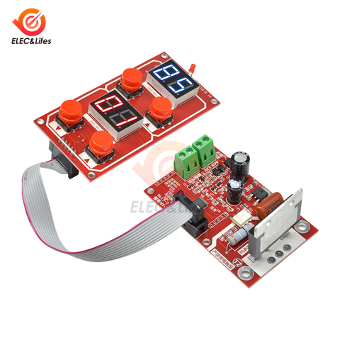 NY-D04 40A/100A Dual Display Spot Welding Machine Transformer Spot Welder Controller Panel Board Adjust Time Current with buzzer ► Photo 1/6