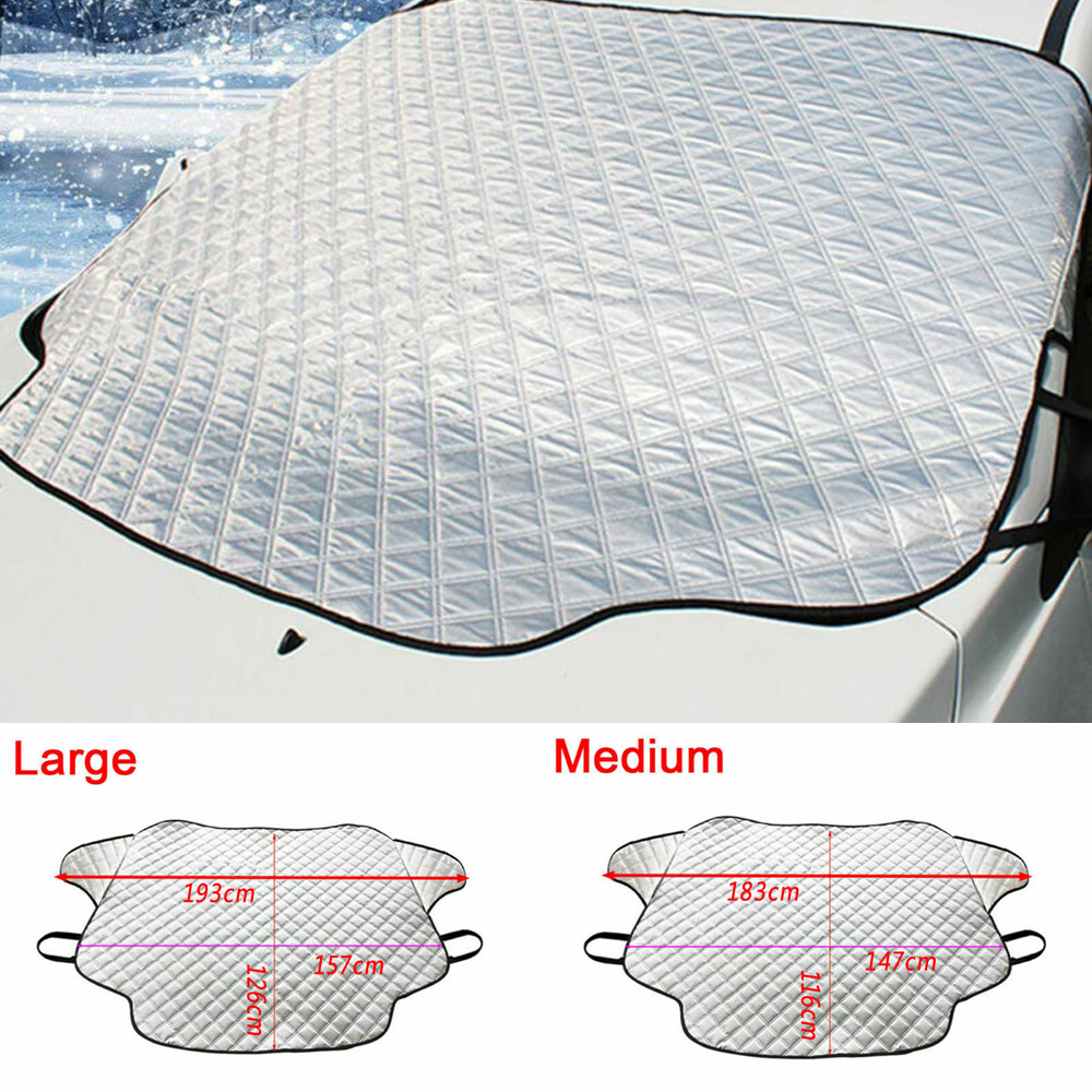Magnetic Car Windshield Snow frost Cover Winter Ice Snow Frost Guard Sun Shade Protector Car Front Windshield Ice Snow Cover ► Photo 1/6