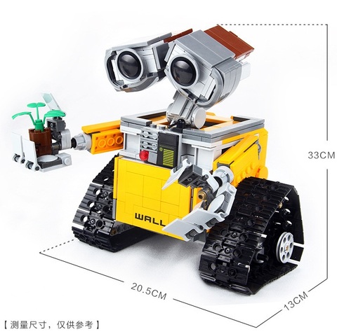 New MOC RC Robot WALL E Idea Fit Legoings Technic Robot Figures Model  Building Block Bricks Diy Toy Gift Kids Birthday Christmas - Price history  & Review