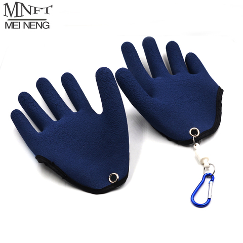 MNFT 1Pcs Magnetic Anti-slip Fishing Gloves Fisherman Protect Hand Handy Catching Fish Glove for Left/Right Hand ► Photo 1/6