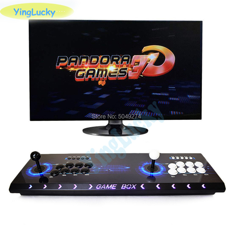 Pandora Box 3D WiFi 4018 In 1 Full Baolian Buttons Sanwa Joystick Controller 160pcs 3D Games Save Function Retro Arcade Console ► Photo 1/5