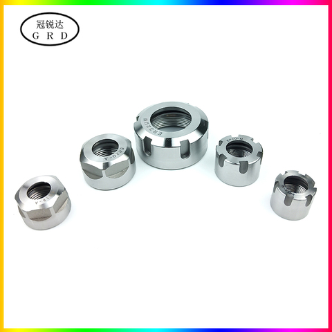 high-quality ER11 ER16 ER20 ER25 ER32 A M UM high precision ER nut cnc tool frame Nut Engraving machine tool holder tool lathe ► Photo 1/6