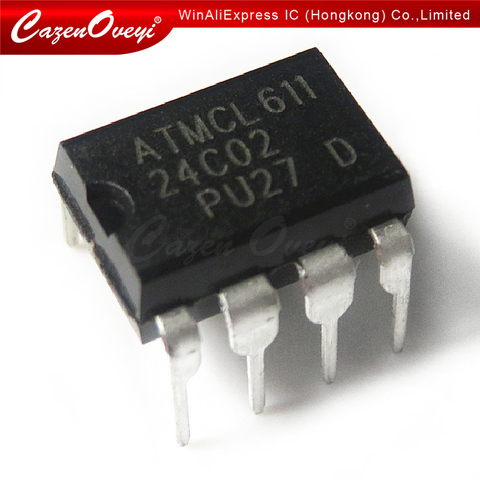 10pcs/lot 24C02 24C02N 24C02AN 24C02BN 24C02WP AT24C02 AT24C02AN AT24C02BN DIP-8 In Stock ► Photo 1/1