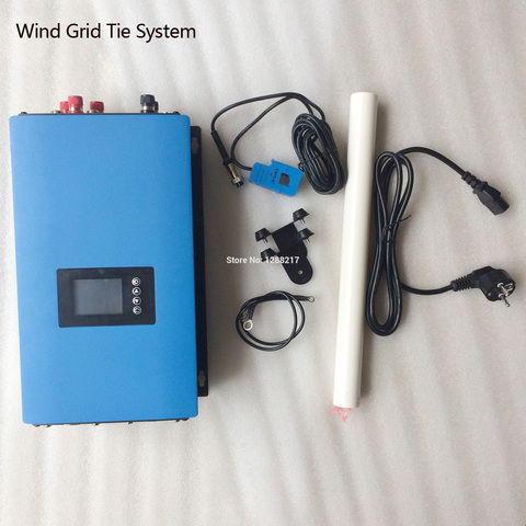1000W 2000W Wind Power Grid Tie Inverter with Limiter Dump Load Controller Resistor for 3 Phase 48v Wind Turbine Generator ► Photo 1/6