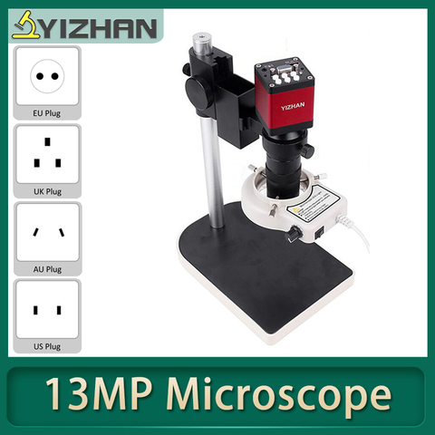 13MP Digital microscope for electronics 130X C mount Lens HDMI VGA Industrial Digital Video Microscope Camera Soldering YIZHAN ► Photo 1/6