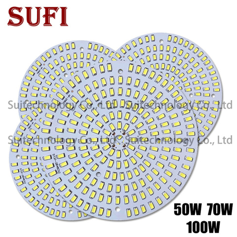 High Brightness Light Board 50W 70W 100W  LED PCB and Driver Aluminum Lamp plate SMD5730 For DIY Ceiling Light LED Bulb Light ► Photo 1/6