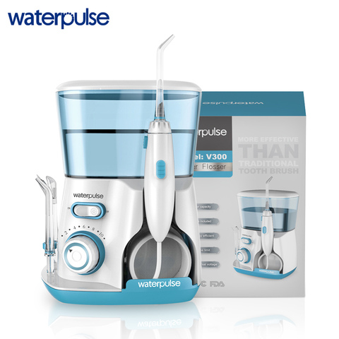 Waterpulse V300G Oral Irrigator 5pcs Tips Dental Water Flosser Electric Cleaner 800ml Oral Hygiene Dental Flosser Water Flossing ► Photo 1/6