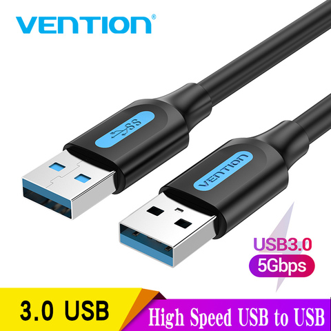 Vention USB Male to Male Extension Cable 2.0 3.0 High Speed Data Transfer USB Cable Extender for Radiator Car Speaker HD Webcom ► Photo 1/6