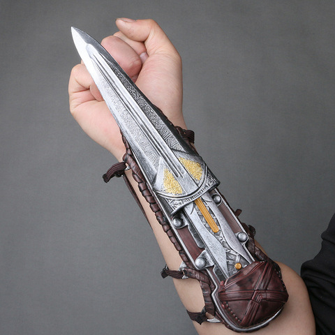 Assassin's Creed Hidden Blade Sleeve Blade Hidden Figure Edward Blade Weapons Sleeves Swords Can Ejection Cosplay Tools ► Photo 1/6