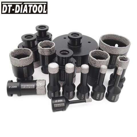 DT-DIATOOL 1pc Dry Vacuum Brazed Diamond Drilling Core Bits Ceramic Tile Hole Saw Granite Marble Drill Bits with M14 thread ► Photo 1/6
