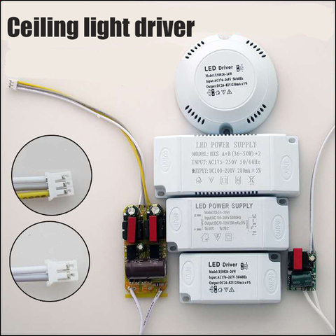 DALCAN 12-48W  Ceiling Lamp Drives  AC175-265V LED Transformer Segmented Two Color-Temp  Constant-Current Power Supply ► Photo 1/4