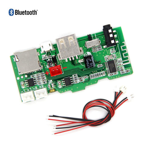 Bluetooth audio receiver module u disk player power amplifier board card MP3 decoder board can call FM radio AUX ► Photo 1/2