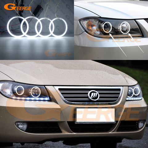 For Lifan 620 Solano 2008 2009 2010 2012 2013 2014 Excellent Ultra bright CCFL angel eyes kit Halo Ring ► Photo 1/6