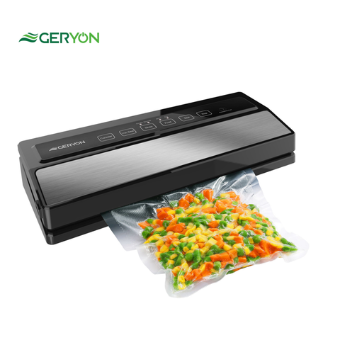 GERYON Best Vacuum Sealer Machine 220V/110V Automatic Dry and Moist Food Modes Degasser Vacuum Packer with 5pcs Packing Bags ► Photo 1/6