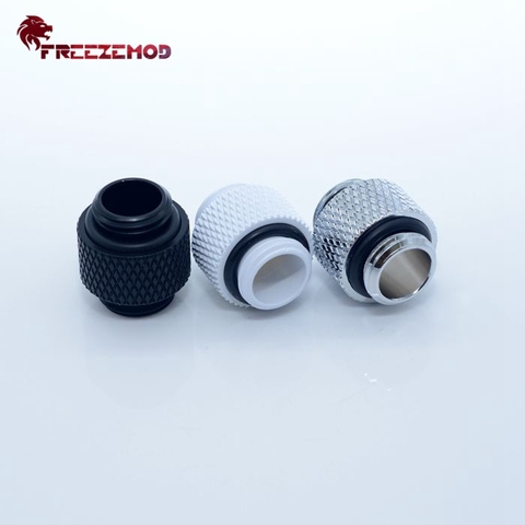 FREEZEMOD G1/4 '' standard dual external thread connection double male adapter computer pc water cooler fitting. HDS-DT14B ► Photo 1/5