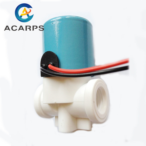 DIrect Acting 1/4 24VDC 12VDC Solenoid Valve Water Dispenser for Water Purity RO machine N/C 0-120psi ► Photo 1/2